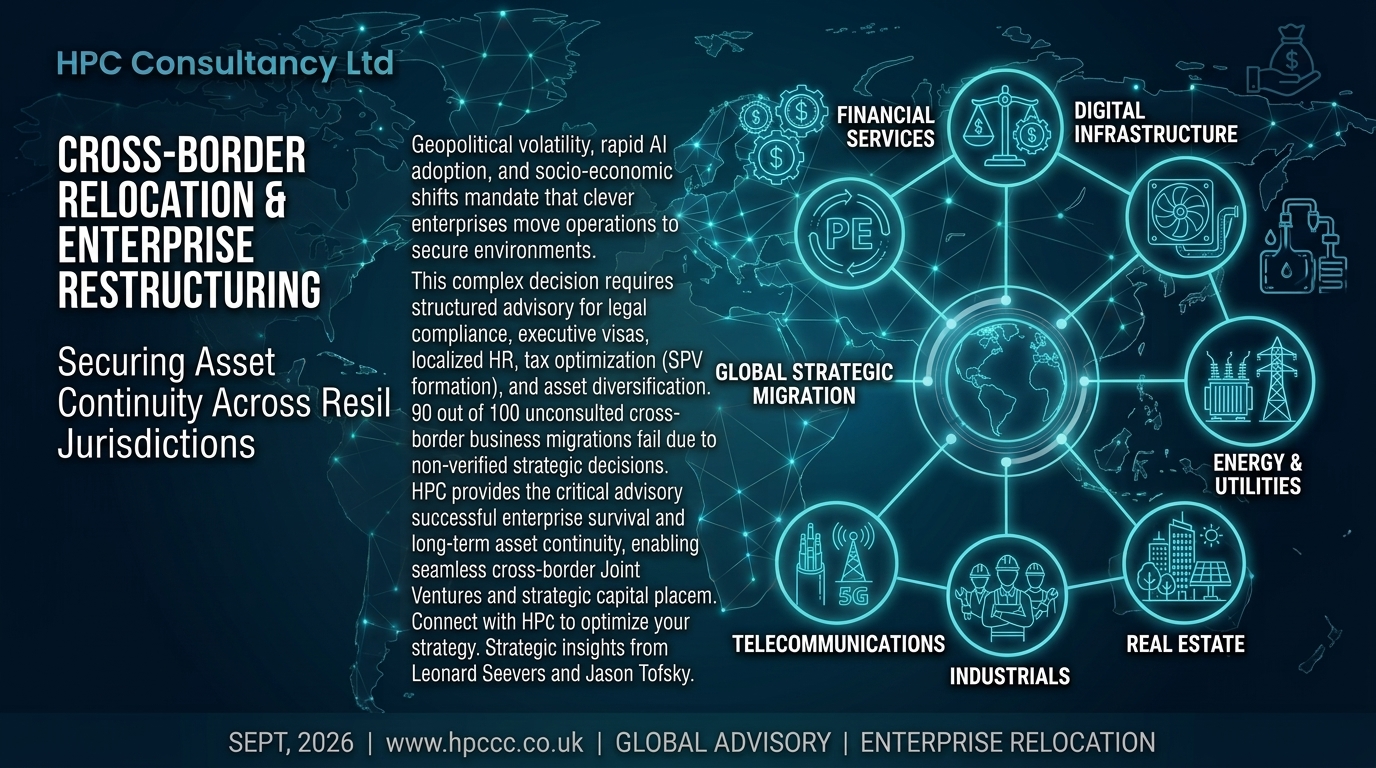 Strategic Business Relocation from Taiwan and Cross Border Advisory