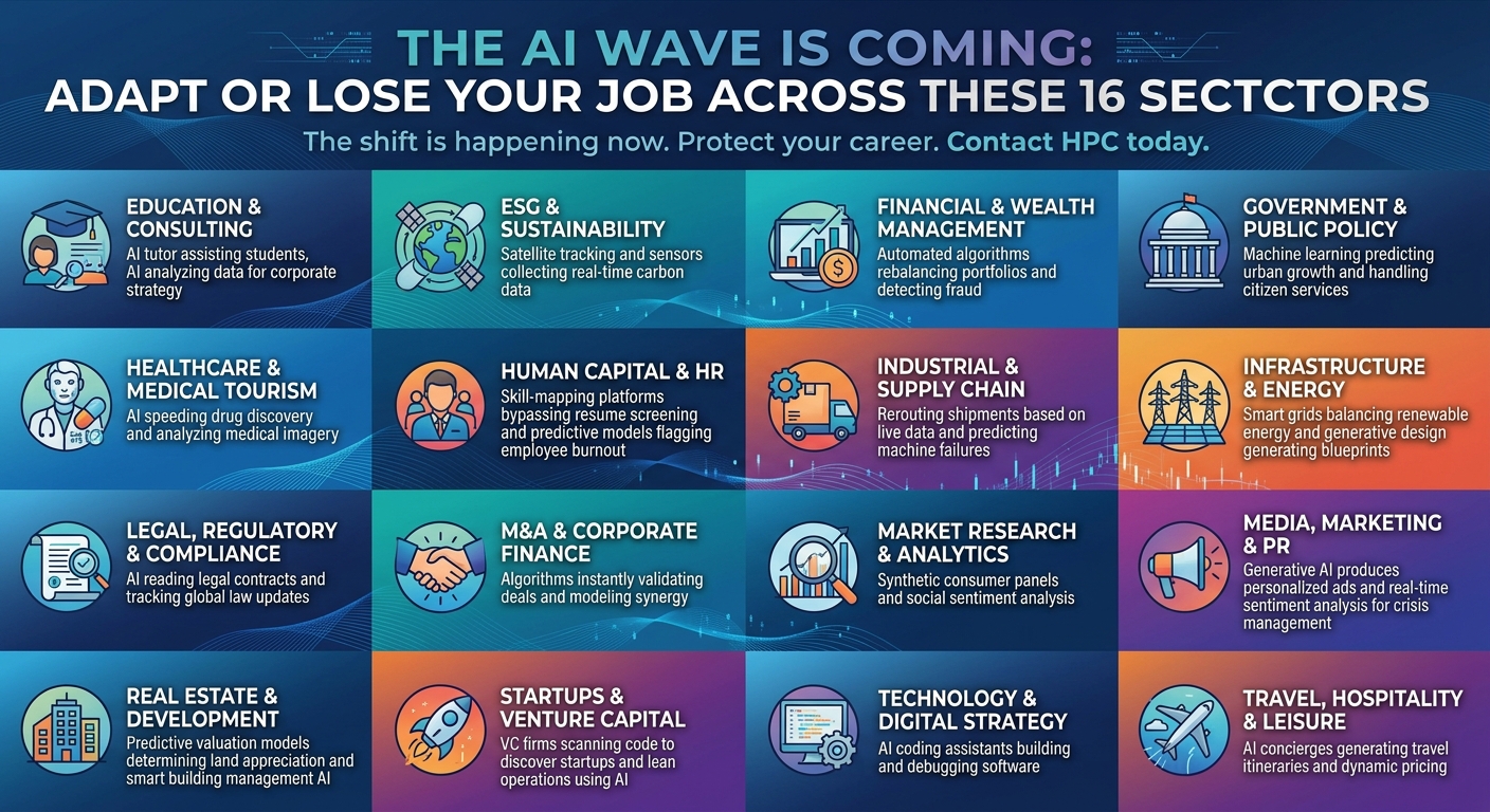 The AI Wave is Coming Taiwan: Adapt or Lose Your Job Across These 16 Sectors