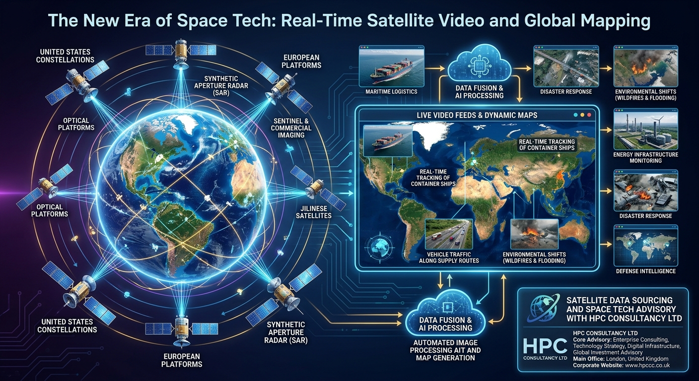 Real-Time Satellite Video and Global Mapping Taiwan