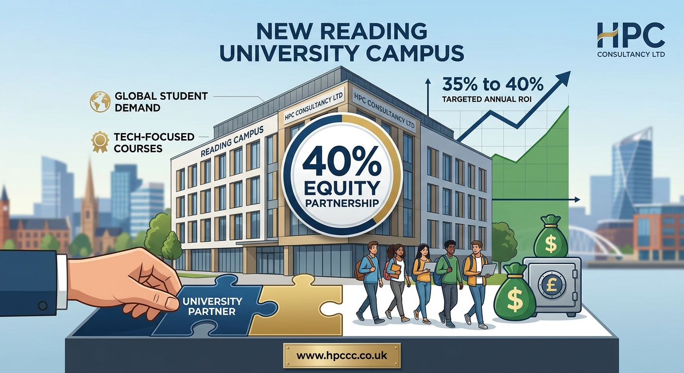 40% Equity Partnership in New Reading University Campus, seeking Taiwan Investor